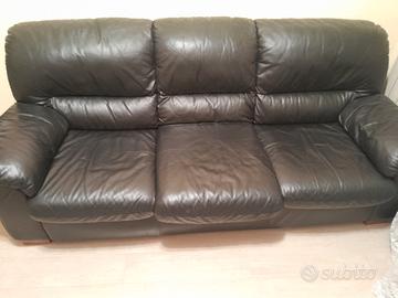 divano in pelle nera €200