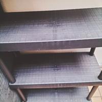 Mobile in plastica 4 ripiani