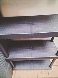 Mobile in plastica 4 ripiani