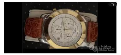 Cronografo Sector acciaio oro