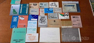 Manuali Uso manutenzione Moto Macchi Vintage 60/70