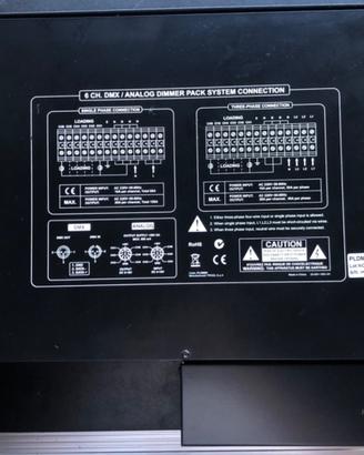 3 Dimmer Proel PLDM6K 6 canali