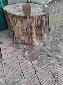 Poggiapiedi da carrozza antico