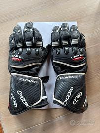 Guanti moto racing lunghi CLOVER RS8 tg L