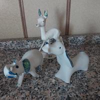 animali in ceramica