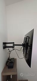 Supporto tv a due bracci, fino a 60 pollici.