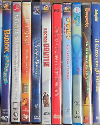 Lotto Stock 12 DVD Film Animazione e Commedia 