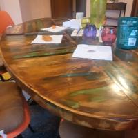 Tavolo da Pranzo 100x200 Legno Massello