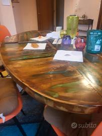 Tavolo da Pranzo 100x200 Legno Massello