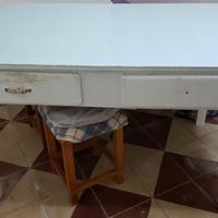 tavolo legno massello anni '50 vintage