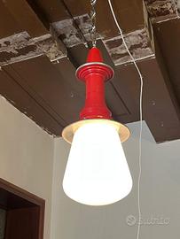 Lampada a sospensione anni'50  Stilnovo 