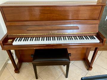 Pianoforte verticale B. Steiner in legno – buone c