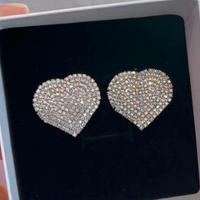 Orecchini cuore Swarowski aurora boreale