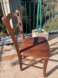 Sedie in legno