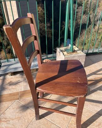 Sedie in legno