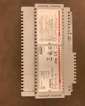 Alimentatore bticino 346000 citofoni 2 fili