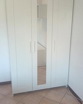 Cameretta con letto contenitore, armadio porta tv