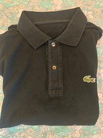 Polo nera uomo Lacoste L 