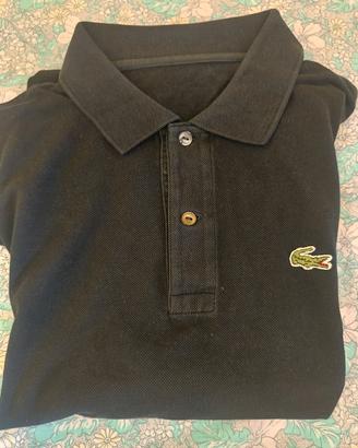 Polo nera uomo Lacoste L 