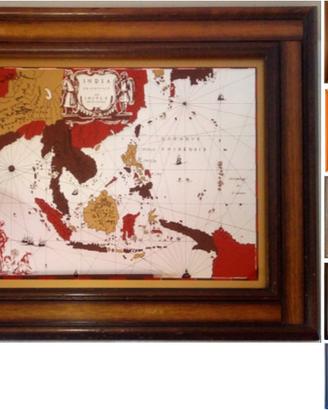 Quadro spechio geografico India Orientalis e altri