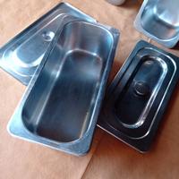 11 bacinella gastro in acciaio inox  GN 1/3