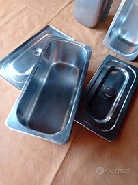 11 bacinella gastro in acciaio inox  GN 1/3