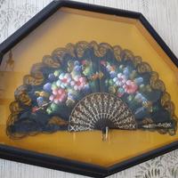 ventaglio decorativo dipinto a mano