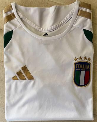 Maglia Italia Calcio Bianca - Versione Tifoso