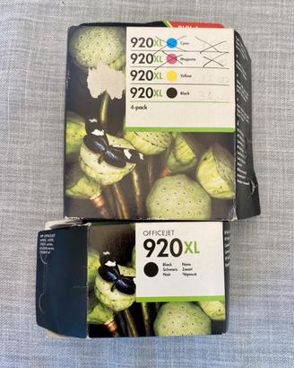 HP 920XL Originali – Lotto 3 Cartucce (2 Bk + 1 Y)