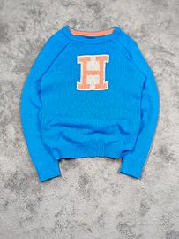 Maglione Tommy Hilfiger blu varsity H