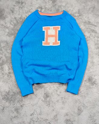 Maglione Tommy Hilfiger blu varsity H