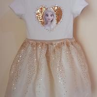 Tessile da collezione bimba/5 /6/anni.Froze 