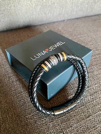 Bracciale uomo Luna Jewel in pelle – Nuovo