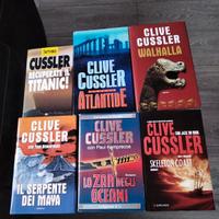 Set 6 libri Clive Cussler narrativa/avventura