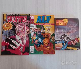 3 Fumetti N. 1 Splatter/Alf/Demon Hunter (1989/93)