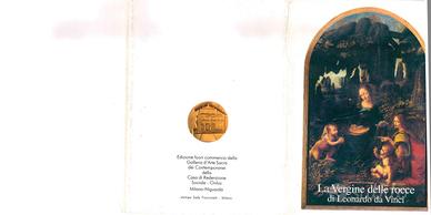 Cartoline la vergine delle rocce, Leonardo