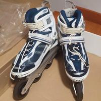 Pattini in linea Roces - white/blue TG. 42,5