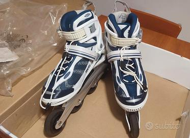 Pattini in linea Roces - white/blue TG. 42,5