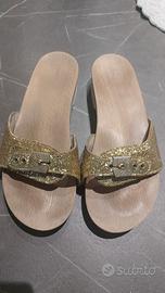 Zoccoli Scholl glitter