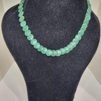 Collana in avventurina verde