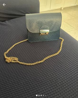 Borsa vintage Baldinini blu