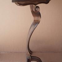 mobiletto consolle in legno vintage anni 50/60