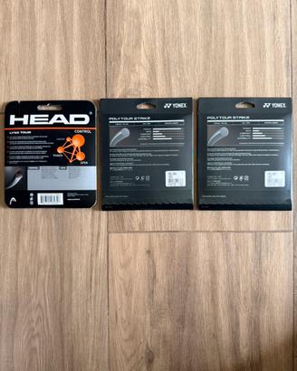 Set corde yonex polytour strike e head lynx tour