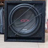 subwoofer alpine 800watt