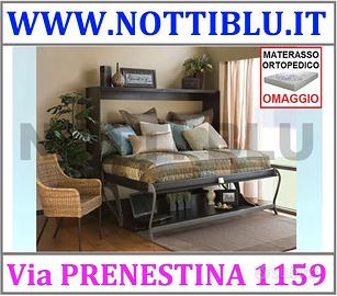 Letto a Scomparsa orizzontale stile inglese