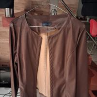 Giacca finta pelle donna XL