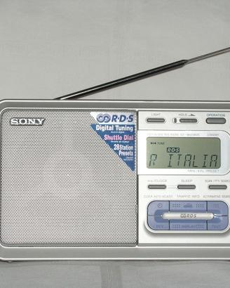 Sony icf-M60sRDS radio am-sw-fm rds
