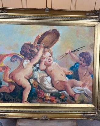 Quadro Olio su Tela Classico