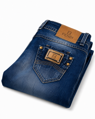Jeans Fendi Donna Slim Straight IT 42 Italy