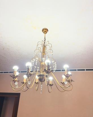 Lampadari dorati